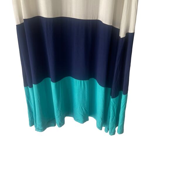 Vanilla Bay Women's Size Large Grey Striped Multicolor Maxi Skirt - Picture 3 of 8